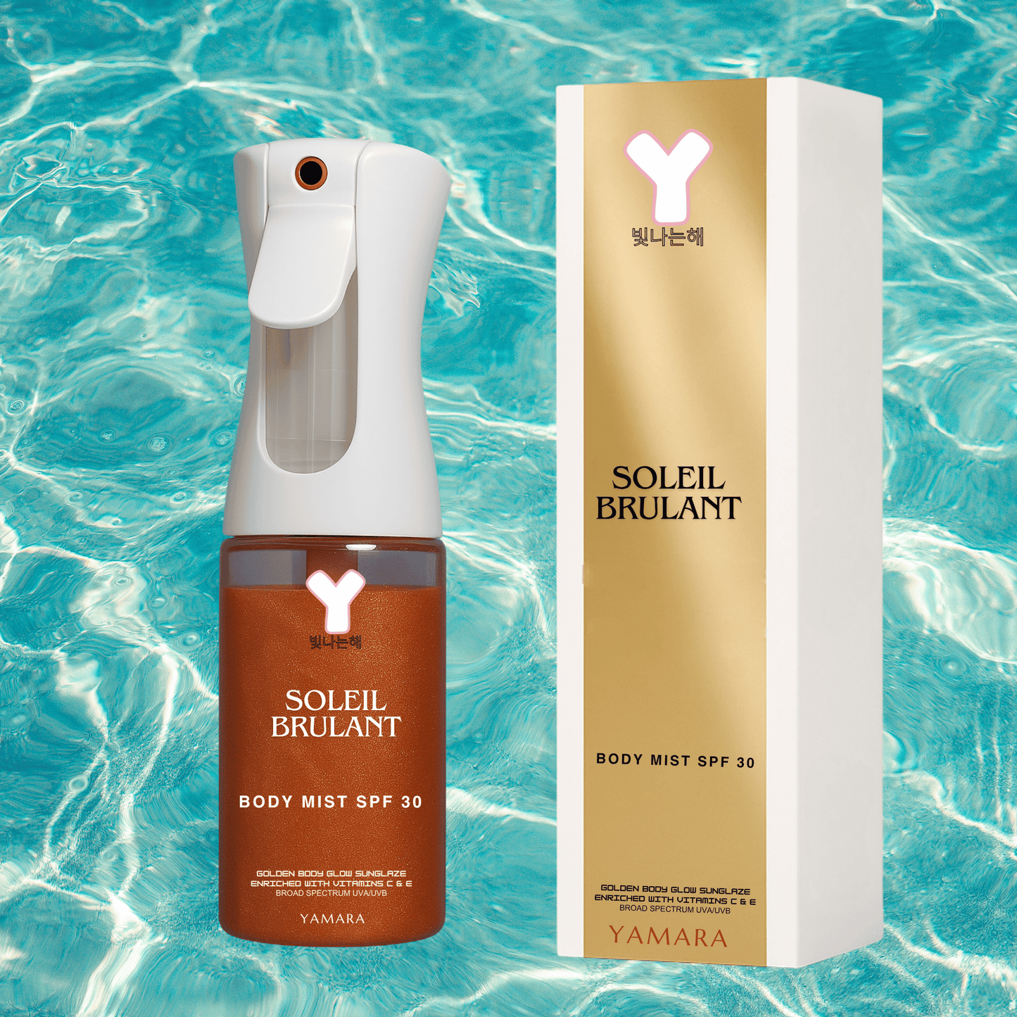 SOLEIL BRULANT – Shimmering tanning oil SPF 30