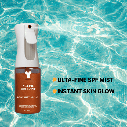 SOLEIL BRULANT – Shimmering tanning oil SPF 30