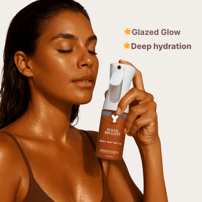 SOLEIL BRULANT – Shimmering tanning oil SPF 30